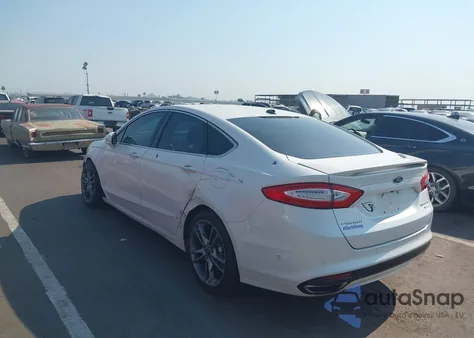 2014 Ford Fusion Titanium из США, поврежденный, VIN 3FA6P0K98ER194680
